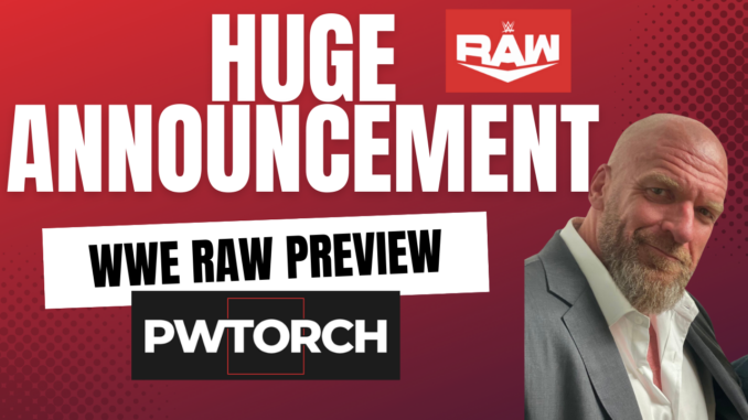 WWE Raw preview